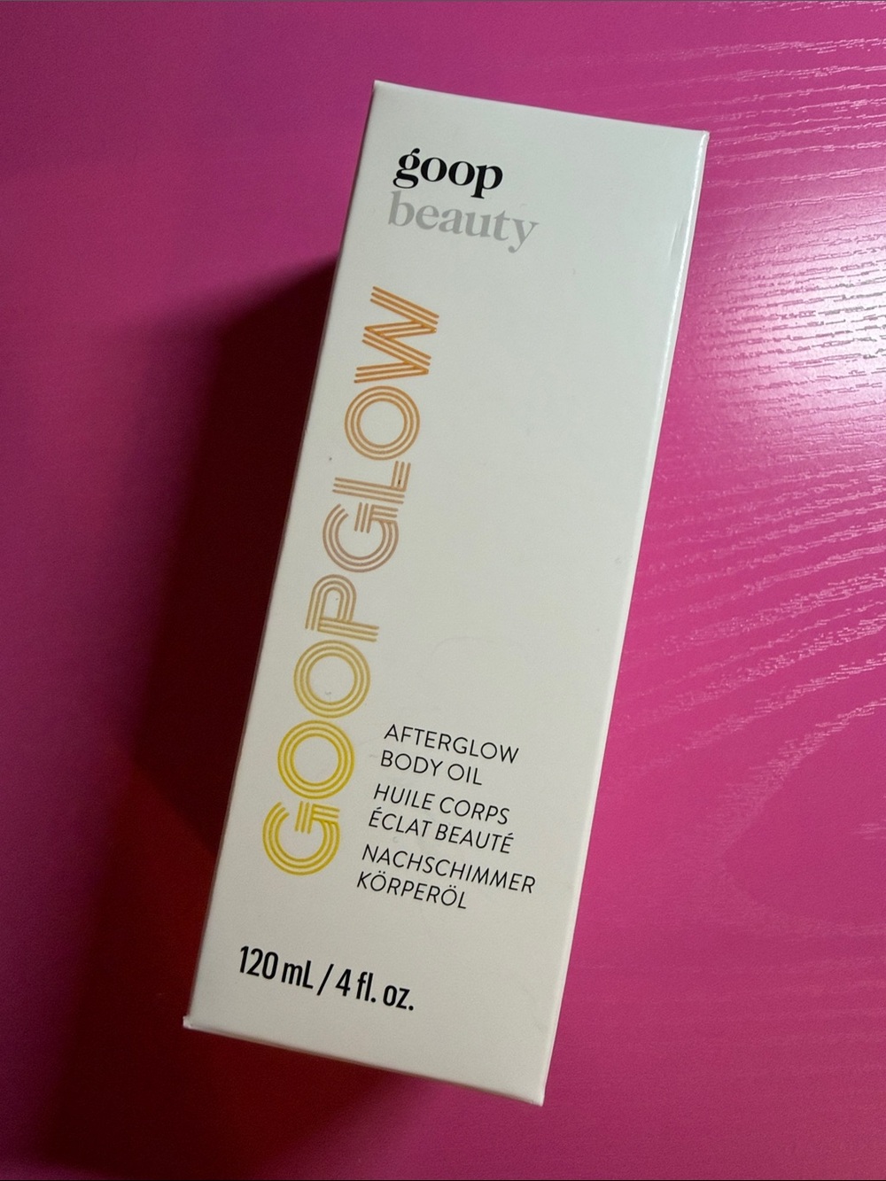 goop beauty Afterglow Body Oil — Full Size 4 Fl.oz.